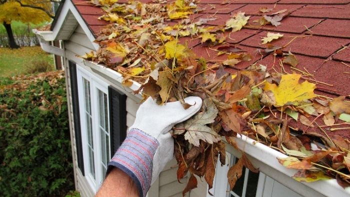 Easy DIY Gutter Cleaning photo