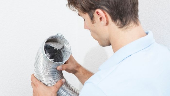 Cleaning a Dryer Vent photo