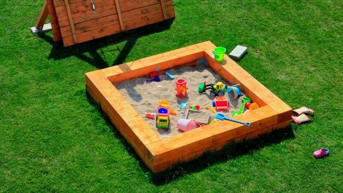 Inexpensive Homemade Sandbox ideas photo